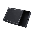 Custom Drawer chipboard box gift box packaging black sliding drawer paper gift box with logo
